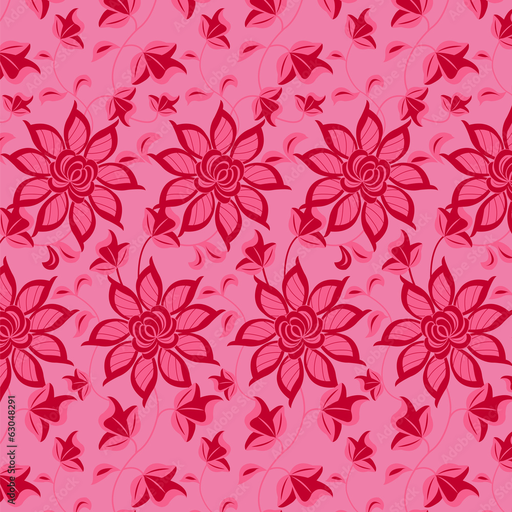 Floral abstract background, seamless Floral abstract background, seamless