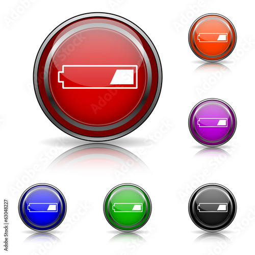 Free Download 1 third charged battery icon - GFXLoad