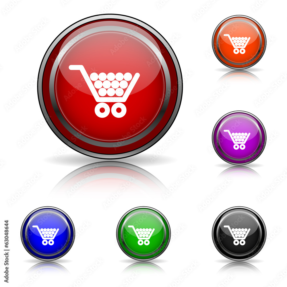 Shopping cart icon Shopping cart icon