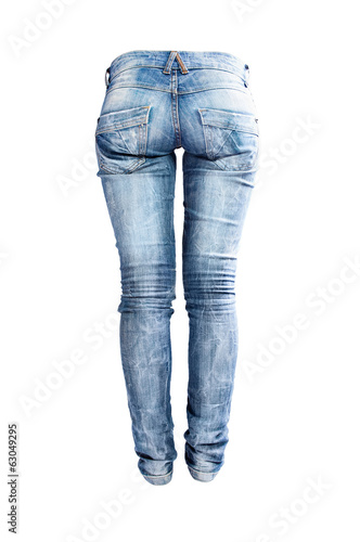 jeans isolated on white