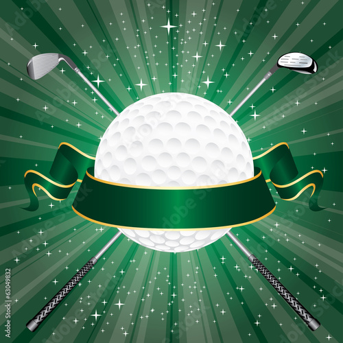 golf green burst