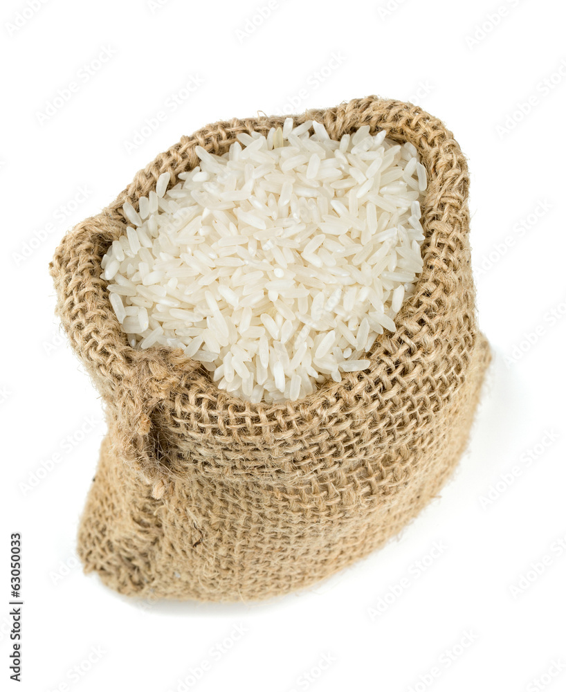 Burlap deals rice bag