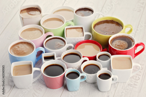 lots of coffee cups photo