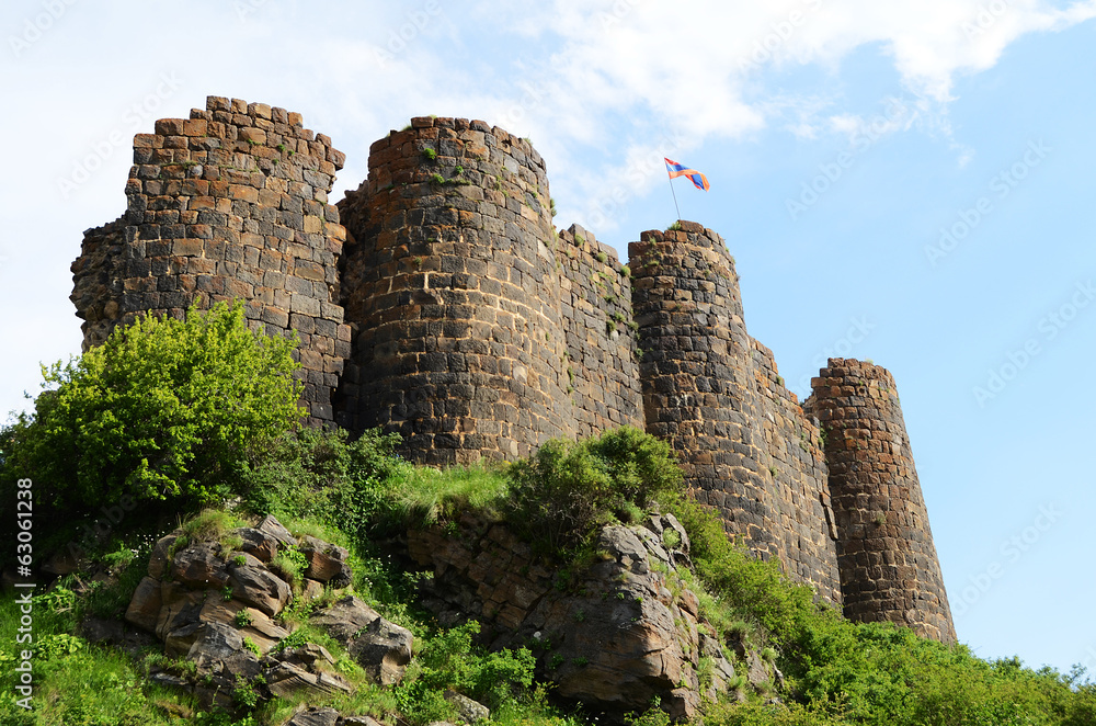 Fototapeta premium Amberd fortress ruins in Armenia