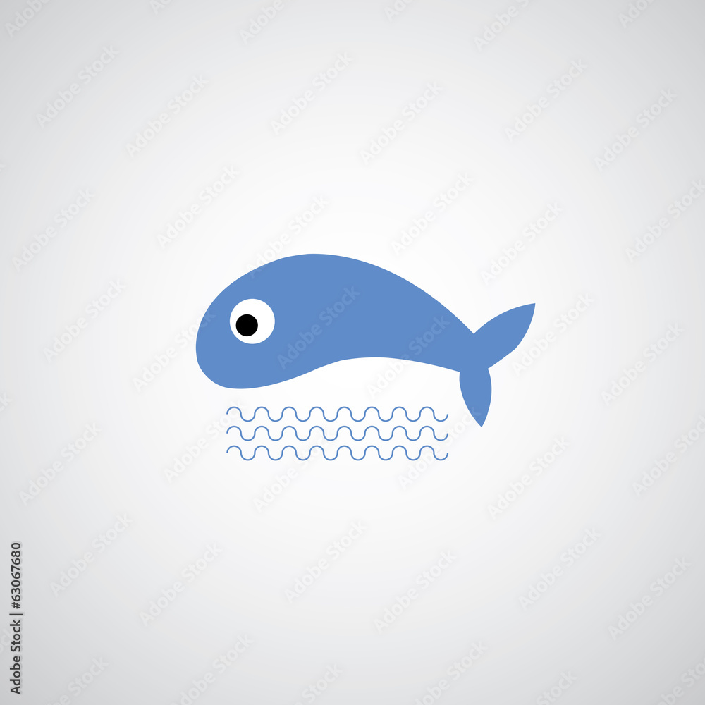 Obraz premium Fish symbol