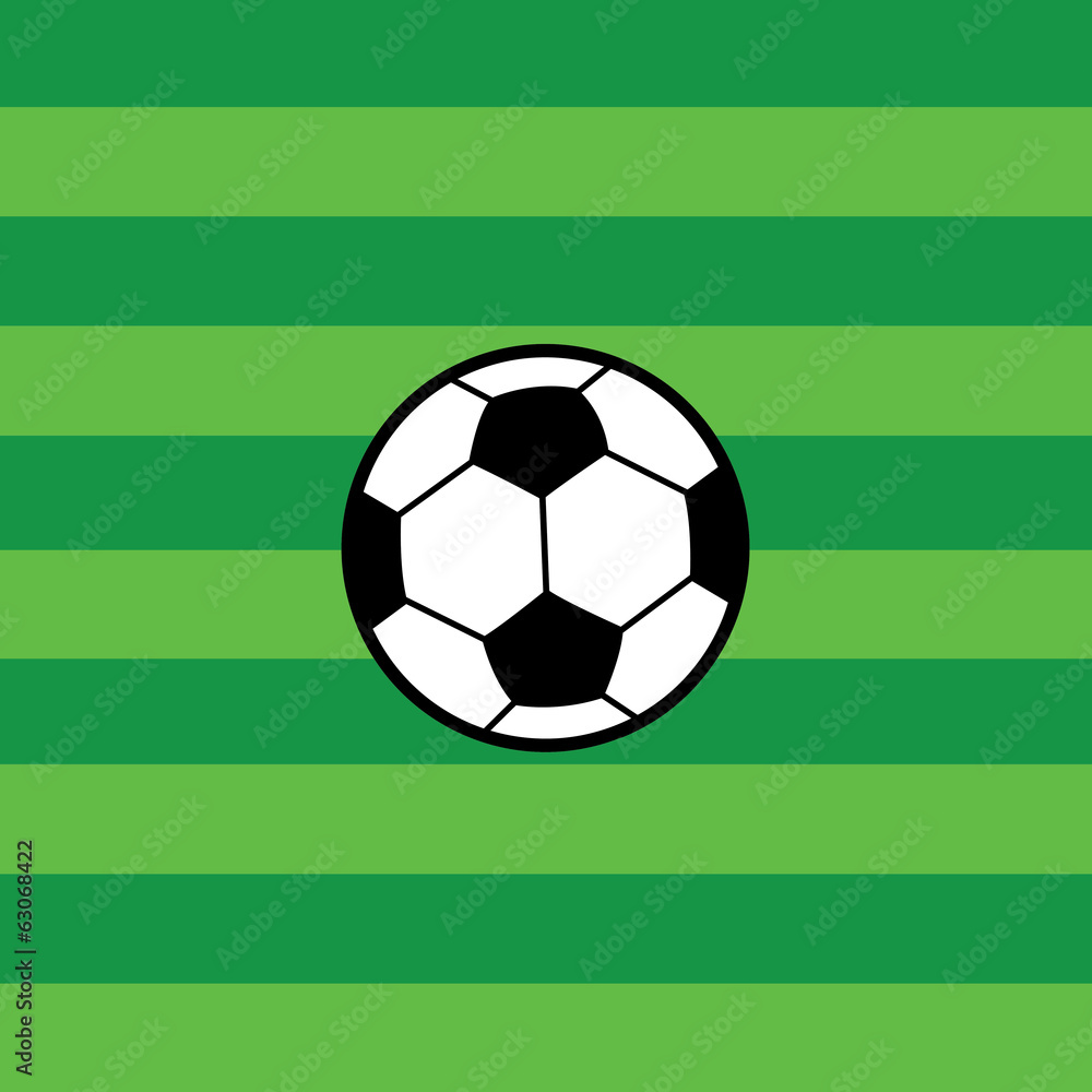 football on green soccer field
