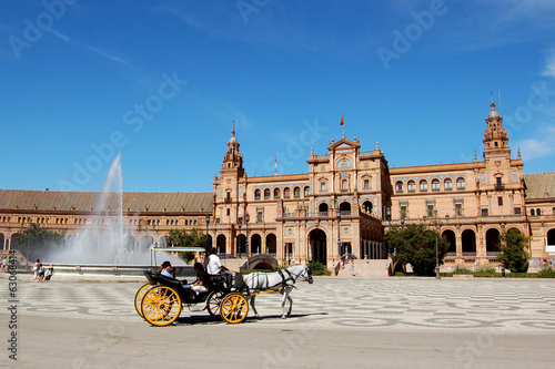 Seville - Plaza de España, Alcazar