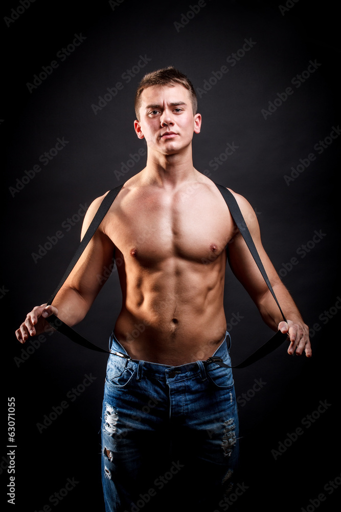 Portrait of a handsome man Portrait of a handsome man
