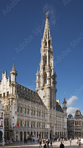 Brussels Town Hall on Grand Place. Belgium © Andrey Shevchenko