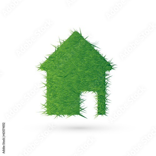 House icon and ecology, vector EPS10