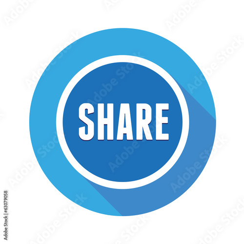 Vector share button