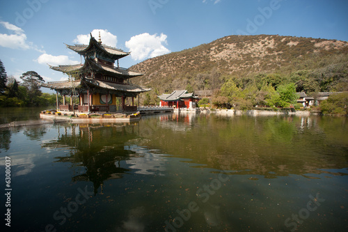 Black Dragon Pool in Lijiang,Yunnan in Southwestern of China. © topten22photo