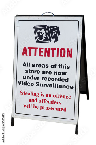 CCTV warning Sign