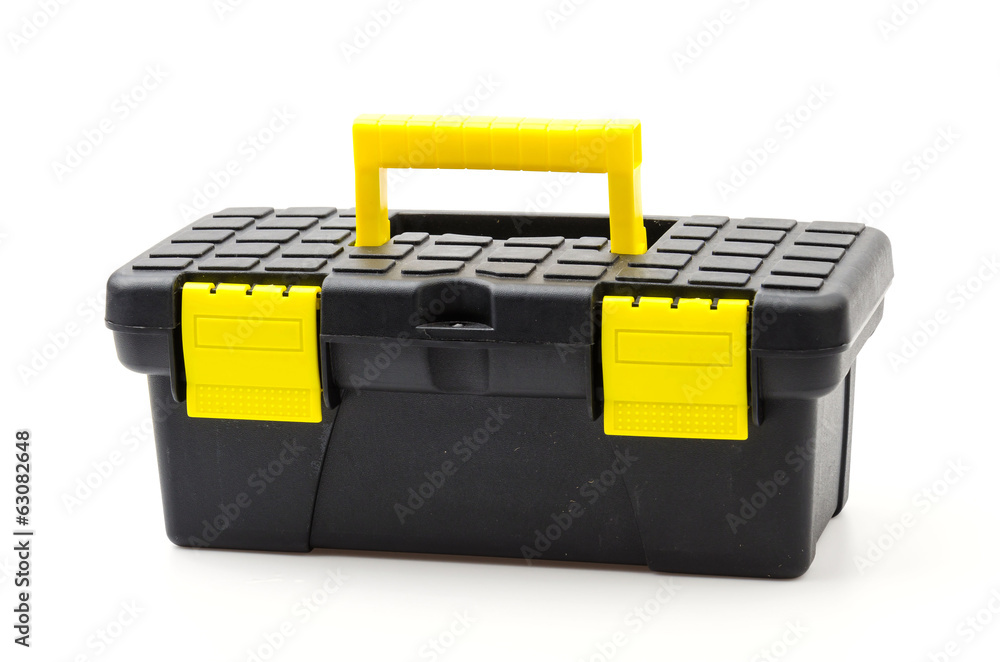 Isolated tools box Isolated tools box