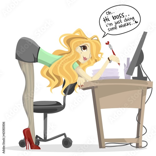 Flirty Dirty Secretary
