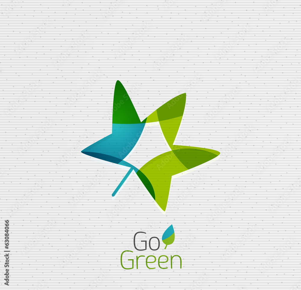 Obraz premium Green Leaf Nature Concept