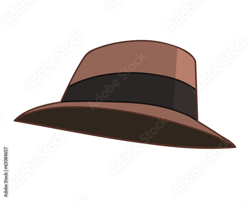 hat isolated illustration