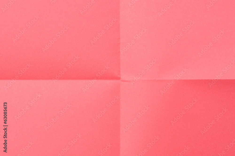 Fototapeta premium Red sheet of paper