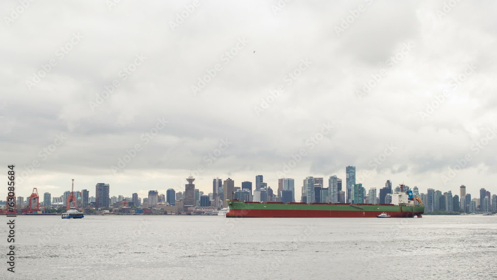 Port of Vancouver BC British Columbia Time Lapse Port of Vancouver BC British Columbia Time Lapse