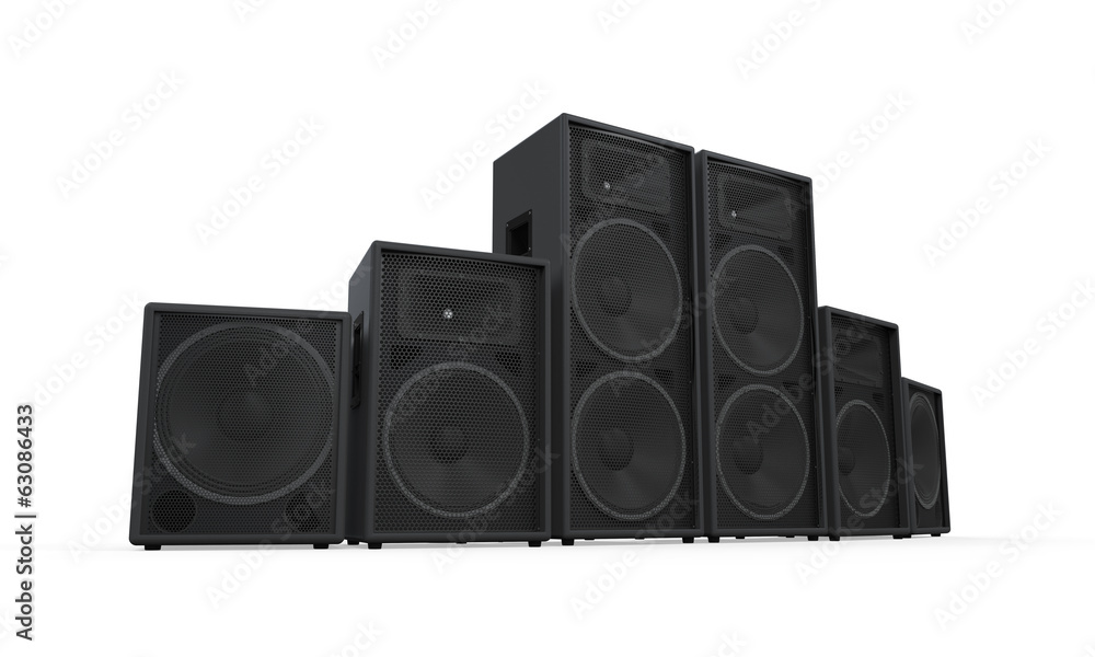 Fototapeta premium Group of Speakers