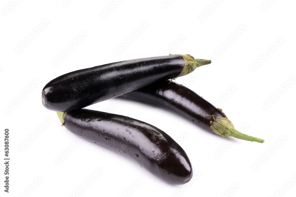 Bunch of large eggplants. Bunch of large eggplants.