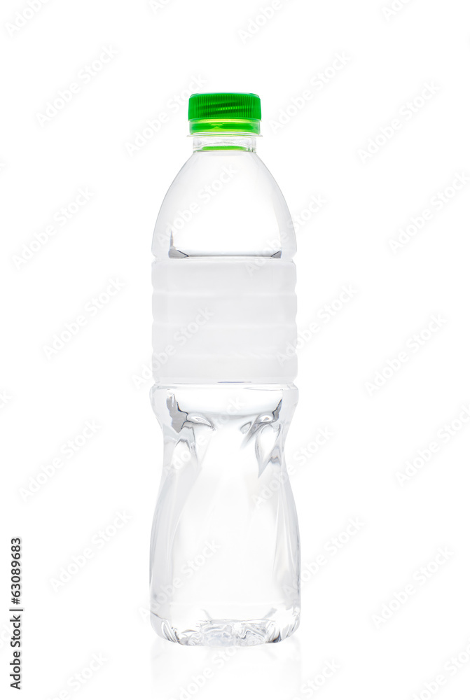 Drinking water bottle isolated on white Drinking water bottle isolated on white