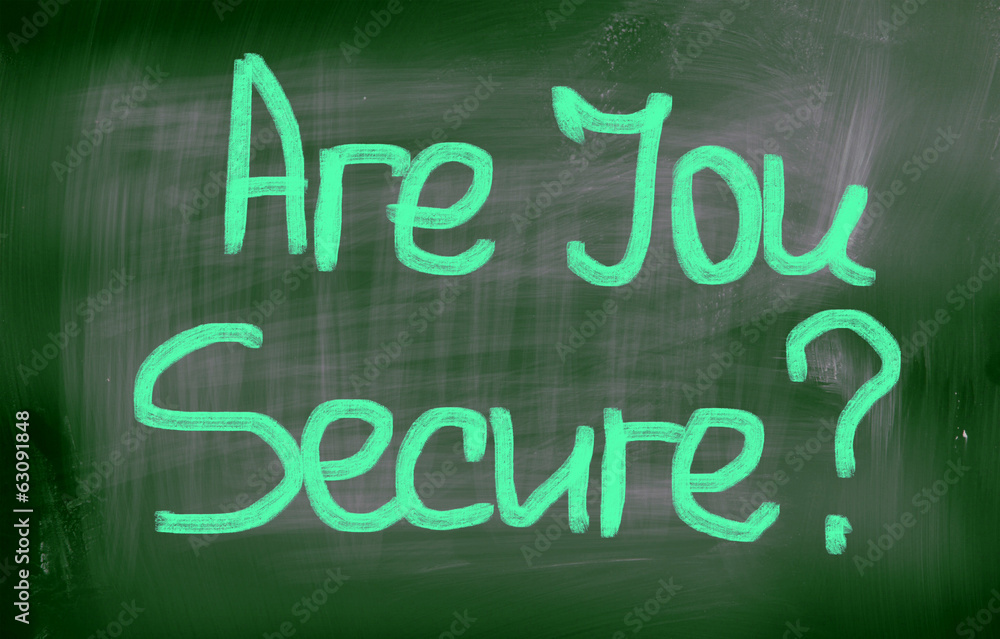 Are You Secure Concept