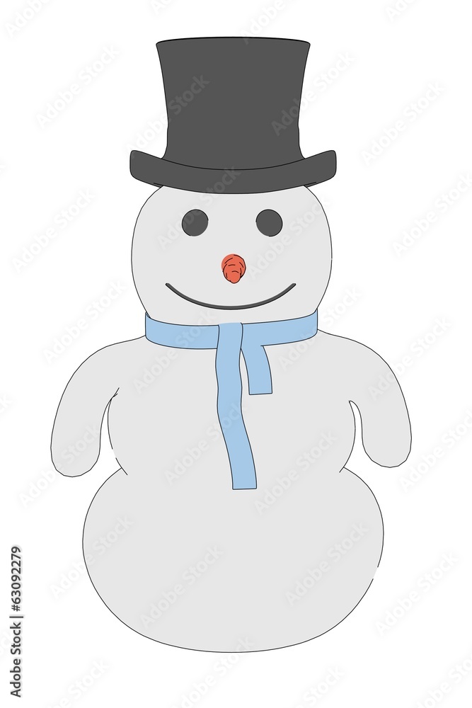 cartooon image of snowman character cartooon image of snowman character