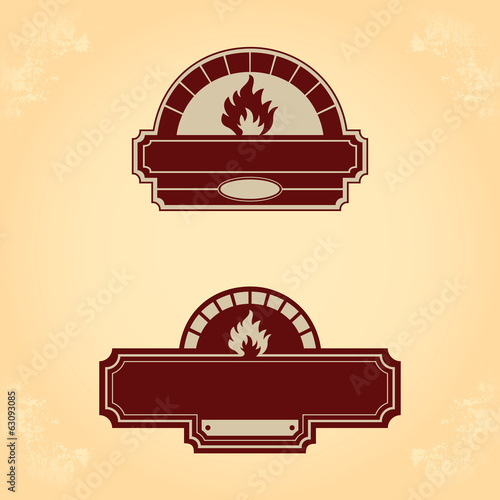 Firewood oven set 1