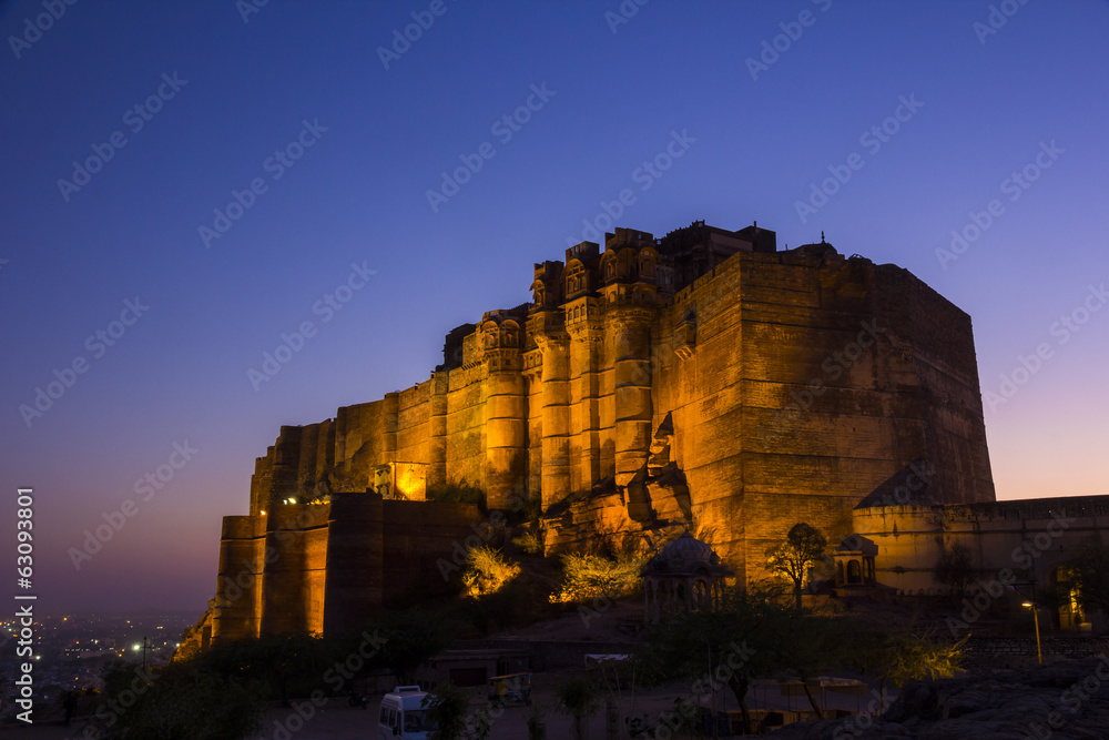 Mehrangarh Fort, Jodhpur, Rajasthan, INDIA