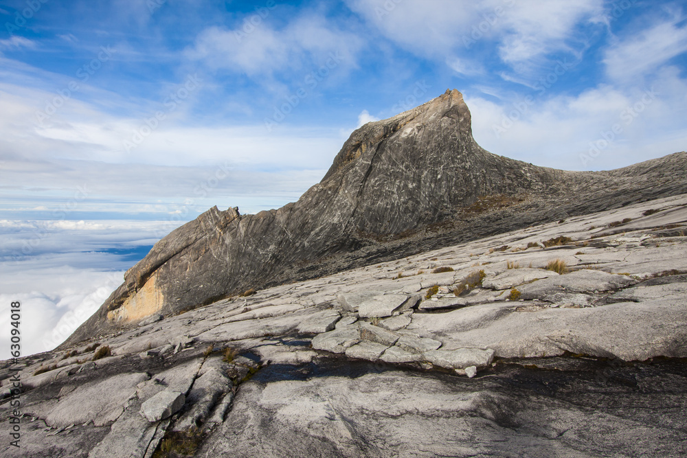 Fototapeta premium St John's peak Kinabalu mount