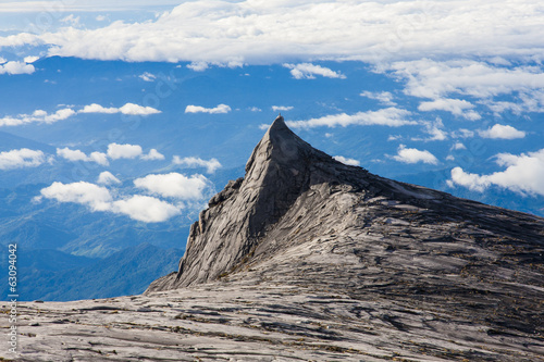 South Peak of Kinabalu mount photo