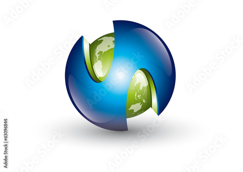 Button Erde