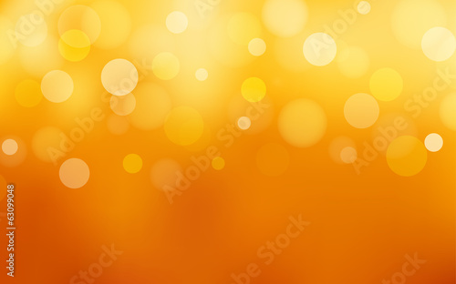 summer orange yellow background with bokeh and lens flare