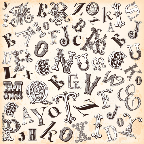 Fond lettres
