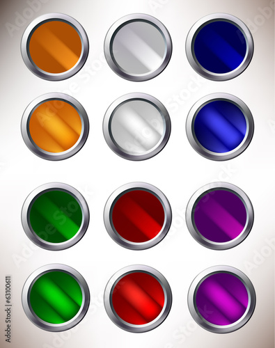 Free Download Web glossy Buttons Collection - GFXLoad