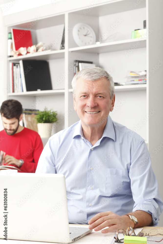 Portrait of senior architect Portrait of senior architect