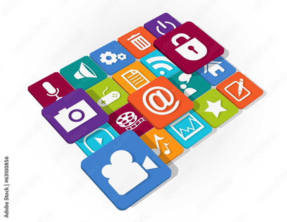 Application Web Icons design Application Web Icons design