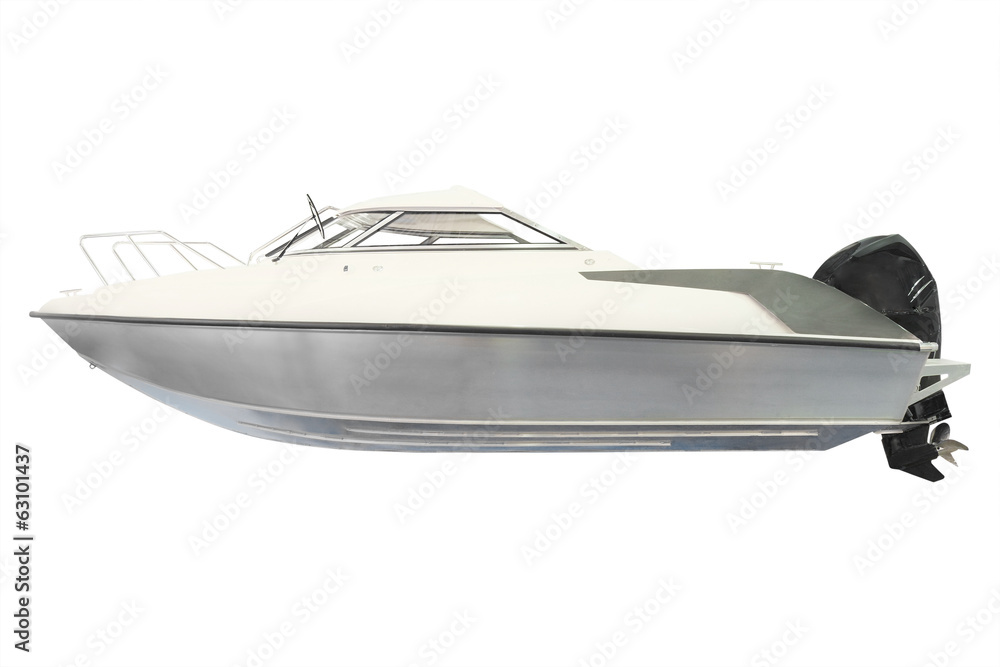 Naklejka premium The image of motor boat