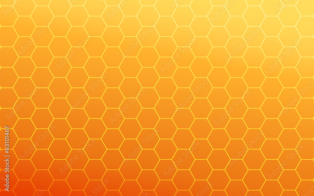 summer gradient orange hexagon background summer gradient orange hexagon background