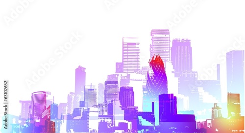 City collection, City background with modern buildings © IRStone
