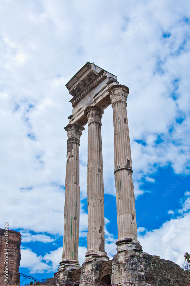 Roman Forum One of the most famous landmarks in the world locate