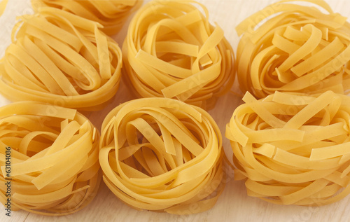 Pasta tagliatelle.