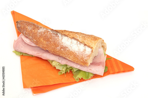 sandwich au jambon