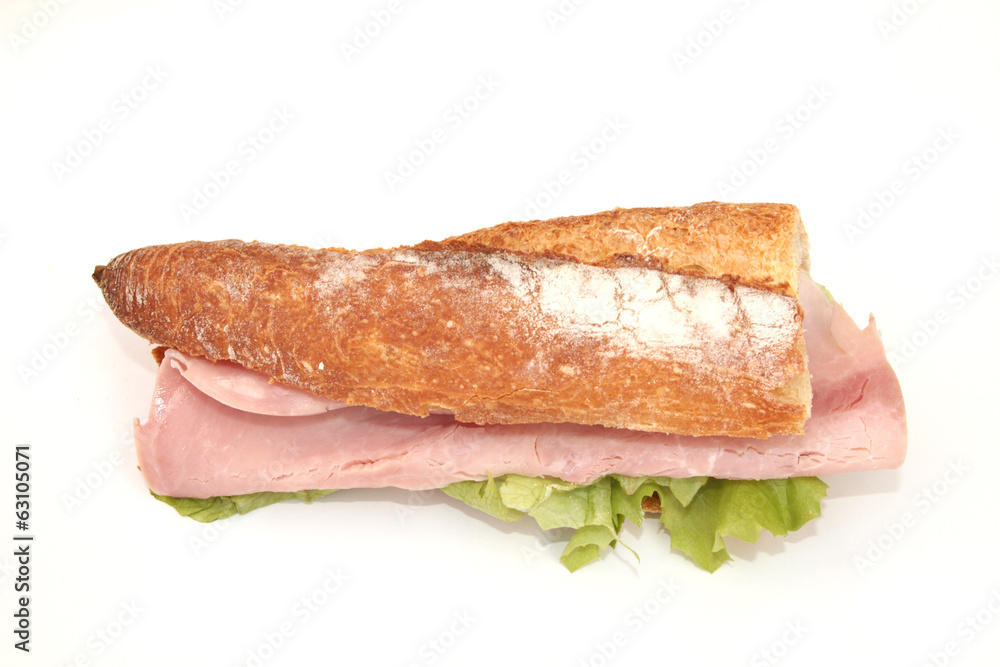 sandwich au jambon