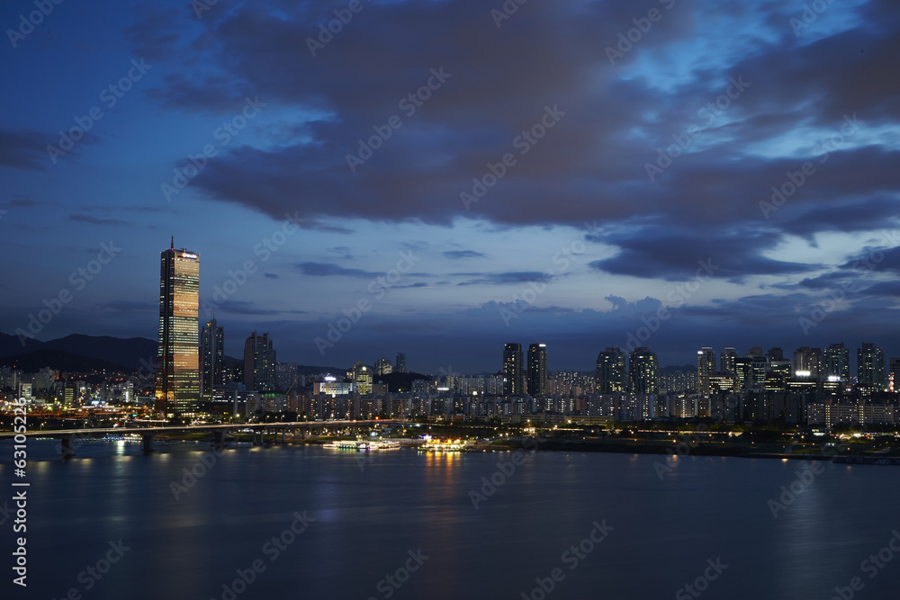 Naklejka premium City View