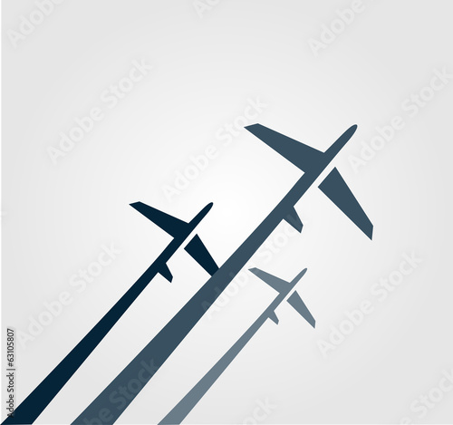 Airplanes background