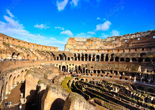 Fotografija colosseum or coloseum at Rome Italy with Sunny Sky