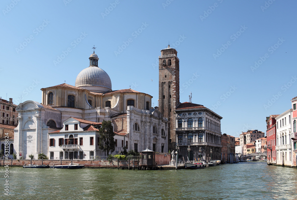 Church of San Geremia on the Grand Canal. Venice