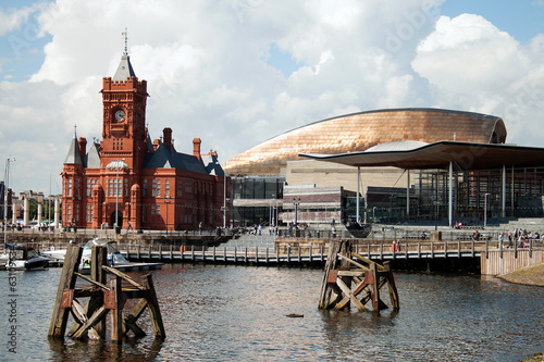 Obraz na płótnie CARDIFF BAY w salonie